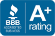 BBB Accredited Business with an A+ rating